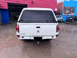 2013 Mitsubishi Triton GLX MN MY14 4X4 Dual Range White