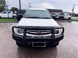 2013 Mitsubishi Triton GLX MN MY14 4X4 Dual Range White