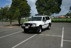 2000 Toyota Landcruiser GXL FZJ105R Glacier White