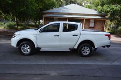 2018 Mitsubishi Triton GLX+ MQ MY18 4X4 Dual Range White
