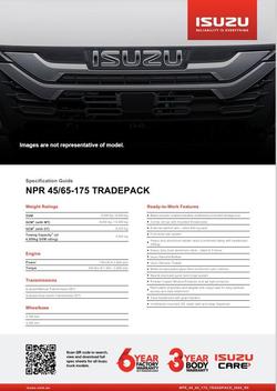 2026 Isuzu N Series NPR 45/65-175 MT D28 Tradepack