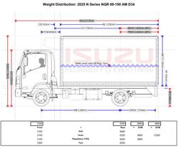 2025 Isuzu N Series NQR 88/80-190 AM D34