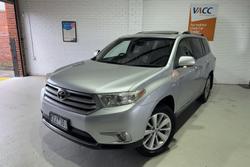 2012 Toyota Kluger Grande GSU45R MY12 AWD Silver Pearl