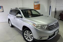 2012 Toyota Kluger Grande GSU45R MY12 AWD Silver Pearl