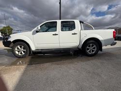 2013 Nissan Navara ST D40 Series 6 4X4 Dual Range Arctic White