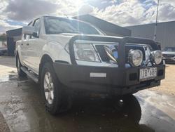 2013 Nissan Navara ST D40 Series 6 4X4 Dual Range Arctic White