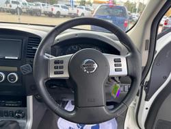 2013 Nissan Navara ST D40 Series 6 4X4 Dual Range Arctic White