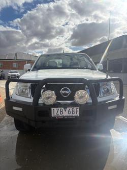 2013 Nissan Navara ST D40 Series 6 4X4 Dual Range Arctic White