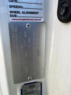 2018 Hino 500 Series FE1426 Auto