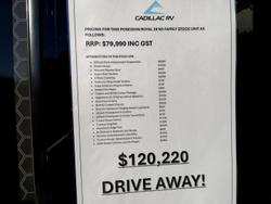 2026 Cadillac RV 20.6Ft Poseidon Royal With King Bed And Rear Triple Bunks