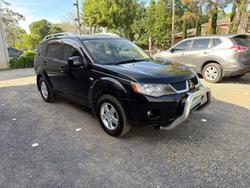 2007 Mitsubishi Outlander VR ZG MY07 4X4 On Demand Black Mica