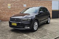 2017 Volkswagen Tiguan 162TSI Highline 5N MY17 Four Wheel Drive Deep Black