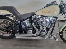 1996 Harley-davidson FXSTC SOFTAIL CUSTOM TURQUOISE BLUE