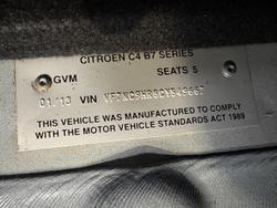 2013 Citroen C4 e-HDi Seduction B7 Noir Perla Nera