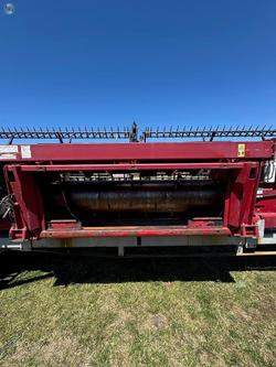 2014 CASE IH 3152 40Inch Draper Front + Trailer Red