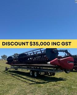 Case IH 3152 40INCH Draper Front + Trailer