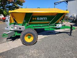 2025 SAM 3.8T Fertiliser Spreader Yellow