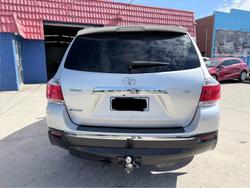 2012 Toyota Kluger Altitude GSU40R MY12 Silver Pearl