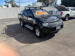 2014 Mitsubishi Triton GLX MN MY15 4X4 Dual Range Black