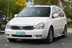 2012 Kia Grand Carnival Si VQ MY12 Clear White
