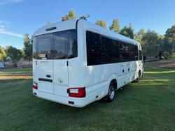 2018 Toyota Coaster WHITE