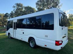 2018 Toyota Coaster WHITE