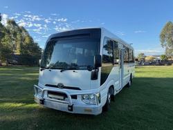2018 Toyota Coaster WHITE