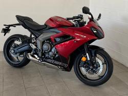 2024 Triumph Daytona 660 Daytona Red