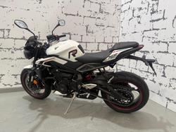 2024 Triumph Street Triple R 765 Street Triple White