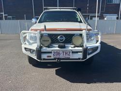 2012 Nissan Navara ST-X D40 Series 5 4X4 Dual Range Arctic White