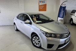 2014 Toyota Corolla Ascent ZRE172R Silver Ash