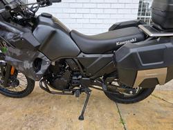 2023 Kawasaki KLR650 (KL650) ADVENTURE GRAYSTONE/FURNACE ORANGE