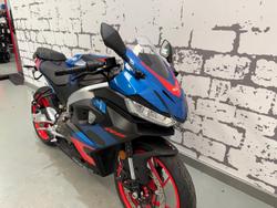 2025 Aprilia RS 457 RS Blue