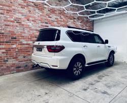 2020 Nissan Patrol Ti Y62 Series 5 MY20 4X4 Dual Range Moonstone White