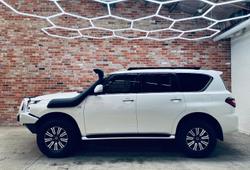2020 Nissan Patrol Ti Y62 Series 5 MY20 4X4 Dual Range Moonstone White