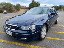 2002 Ford Fairmont Ghia BA Blue