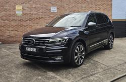 2019 Volkswagen Tiguan 162TSI Highline Allspace 5N MY19.5 Four Wheel Drive Deep Black