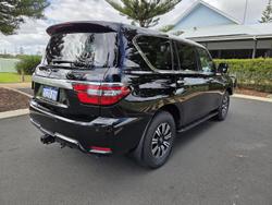 2022 Nissan Patrol Ti Y62 MY22 4X4 Dual Range Black Obsidian
