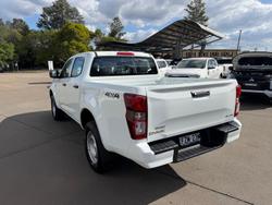 2025 Isuzu D-MAX SX MY24 4X4 Dual Range Mineral White