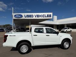 2025 Isuzu D-MAX SX MY24 4X4 Dual Range Mineral White