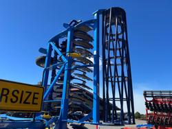 0 Farmet Softer 9Ps W Trailing Speed Disc + Tube Roller New BLUE