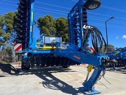 0 Farmet Softer 9Ps W Trailing Speed Disc + Tube Roller New BLUE