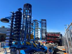 0 Farmet Softer 9Ps W Trailing Speed Disc + Tube Roller New BLUE