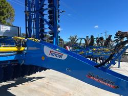 0 Farmet Softer 9Ps W Trailing Speed Disc + Tube Roller New BLUE