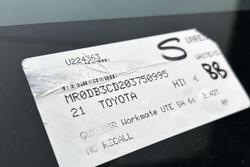 2021 Toyota Hilux Workmate