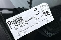 2020 Toyota Corolla Ascent Sport