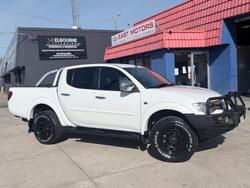 2013 Mitsubishi Triton GLX-R MN MY14 4X4 Dual Range White