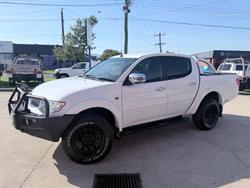 2013 Mitsubishi Triton GLX-R MN MY14 4X4 Dual Range White