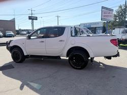 2013 Mitsubishi Triton GLX-R MN MY14 4X4 Dual Range White