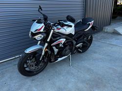 2021 Triumph Street Triple S 660 LAMS Street Triple White